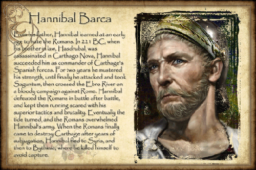 ฮันนิบาล (Hannibal) แม่ทัพผู้เขย่าขวัญกรุงโรม